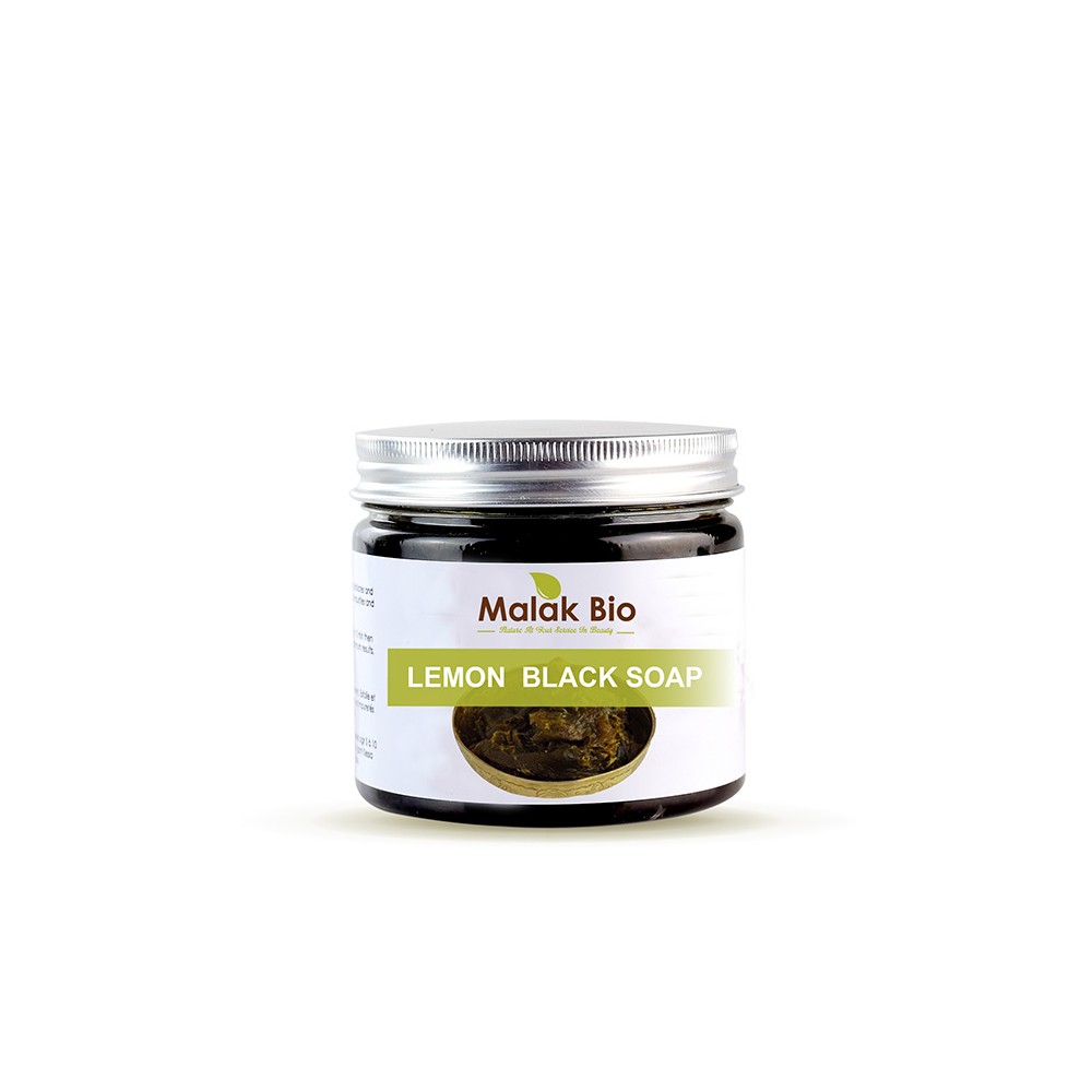 Argan Oil Morocco - Black soap with citron essential oil