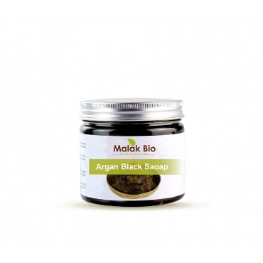 Black soap with argan oil